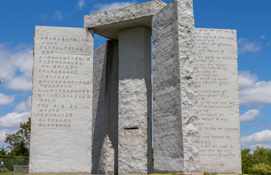  On the morning of July 6, 2022, the guidestones were heavily damaged in a bombing,[2][6] and were dismantled later that day.[7][8]