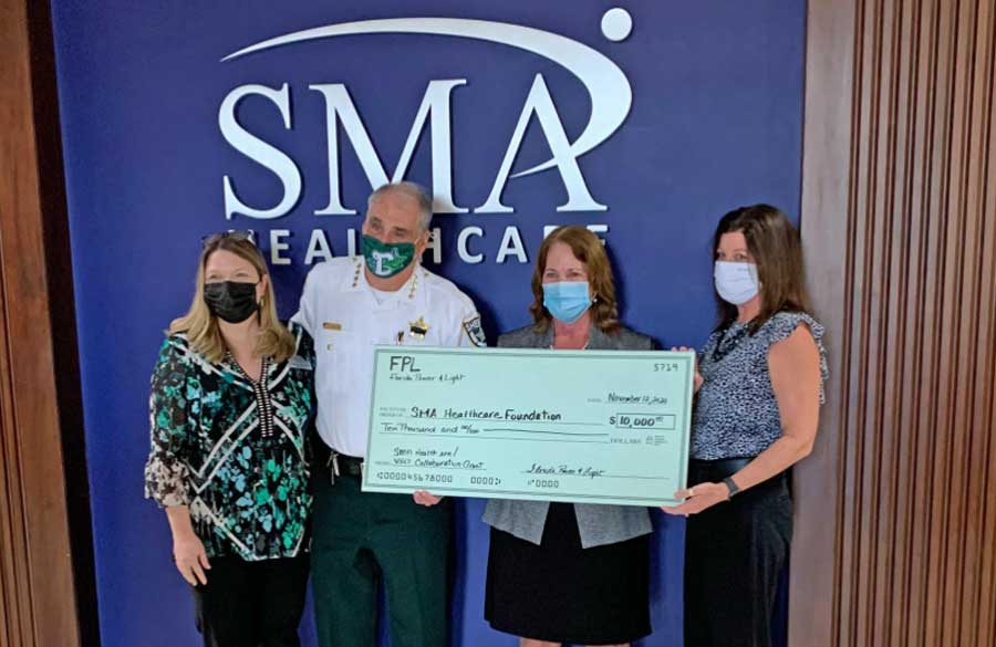 FPL Donates $10,000 to SMA Healthcare