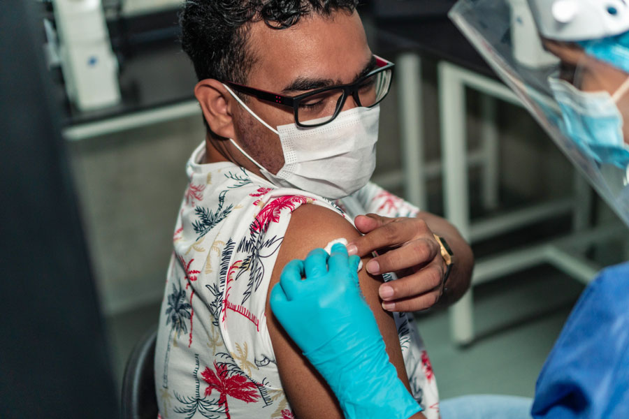 One-third of unvaccinated Hispanics say they want the shots, compared with 17% of Blacks and 16% of whites, according to the survey released Thursday by KFF. Photo credit ShutterStock.com, licensed.