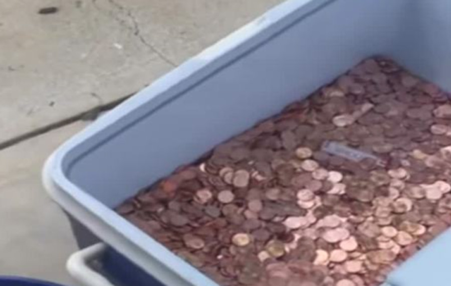 Virginia Man Dumps 80,000 Pennies