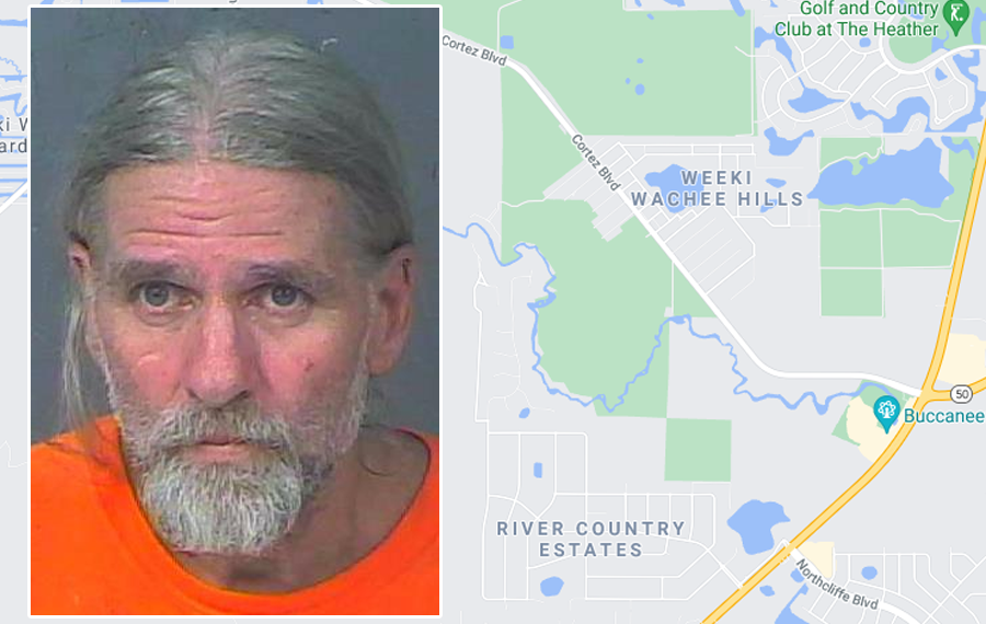 William Suit, 57, was transported to the Hernando County Detention Center where he is being held in lieu of an $81,000 bond.