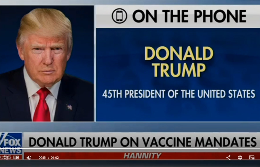 Trump: If You've Had COVID, You Don't Need To Take The Vaccine