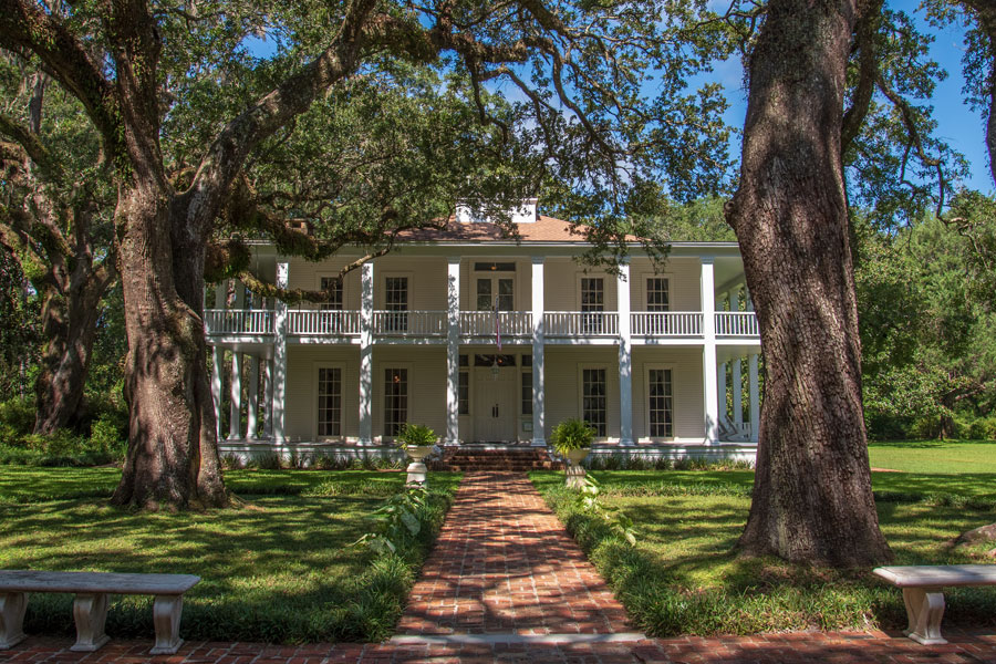 The historic Eden State Mansion or Wesley House
