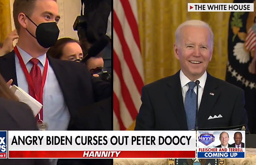 Joe Biden Calls Fox News Reporter
