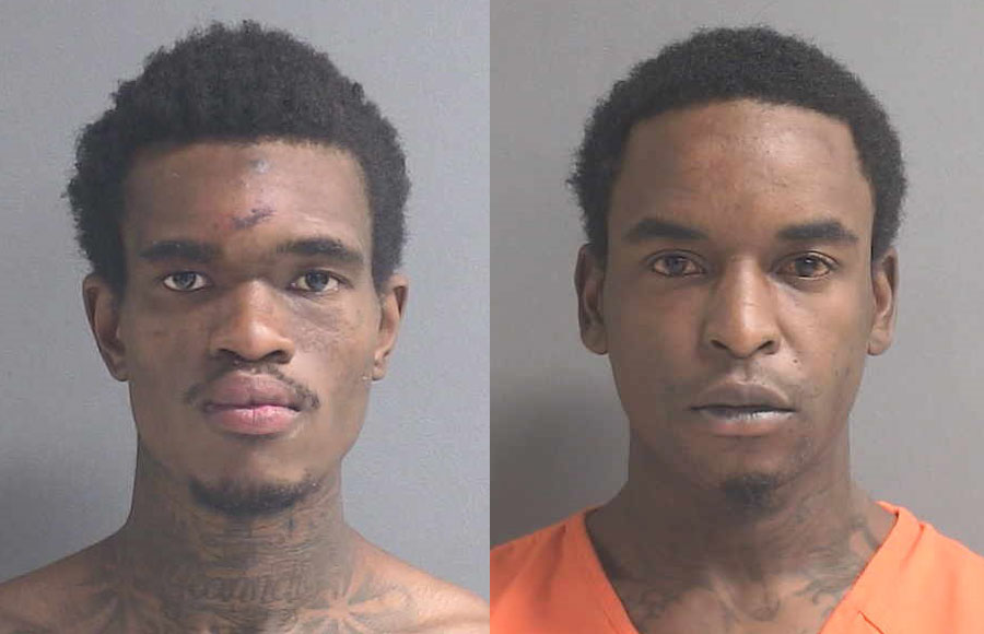 Quanterrius J. Lane, 23, and Javaris Jacques Manning, 27 carjacking with a firearm, and Manning was additionally charged with possession of a firearm by a convicted felon. Both were transported to the Volusia County Branch Jail, where Lane was being held on $21,000 bond and Manning on $28,500 bond as of this writing.
