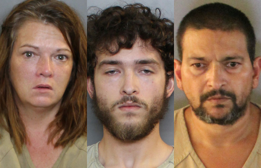 Lisa L. Rivera, 51, Christian A. Rivera, 22, and Angel M. Rivera Pagan, 49, were arrested and transported to the Charlotte County Jail.