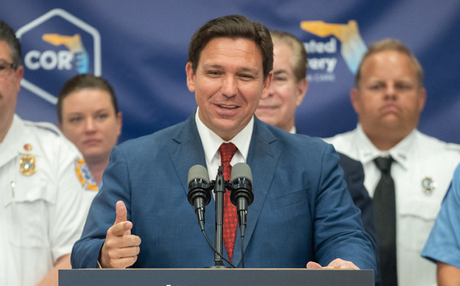 Florida Governor Ron DeSantis, noted that details on what he said would be “the biggest tax cuts in the history of the state” are expected to be revealed soon, possibly within a matter of weeks. Photo credit: Media Center, Governor Ron DeSantis.