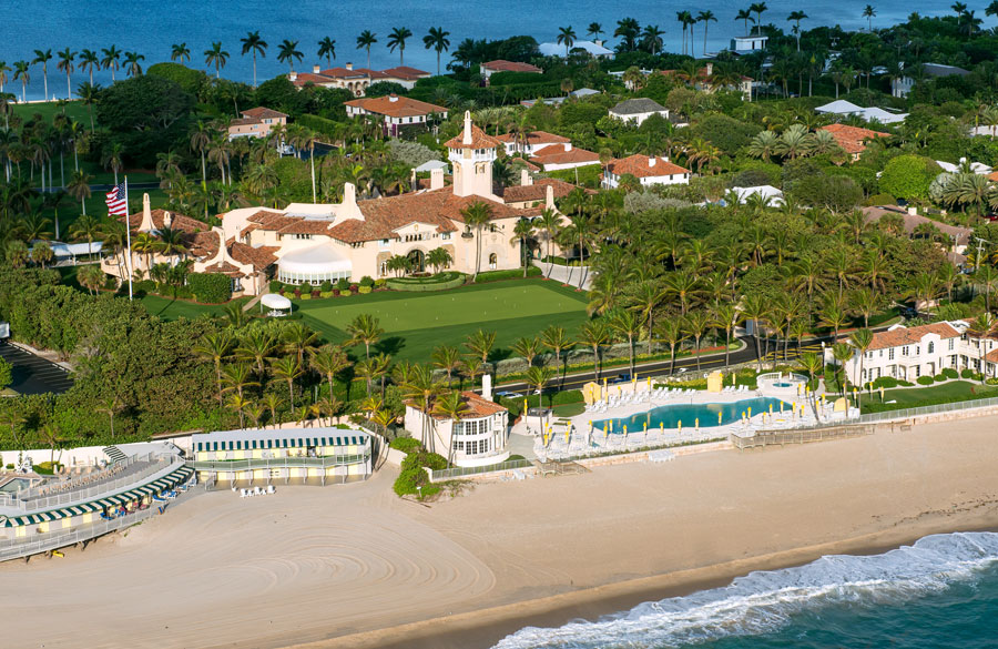 President Donald Trump's home at Mar-a-Lago resort in Florida on January 12, 2013. File photo: Florida Stock, Shutter Stock, licensed.