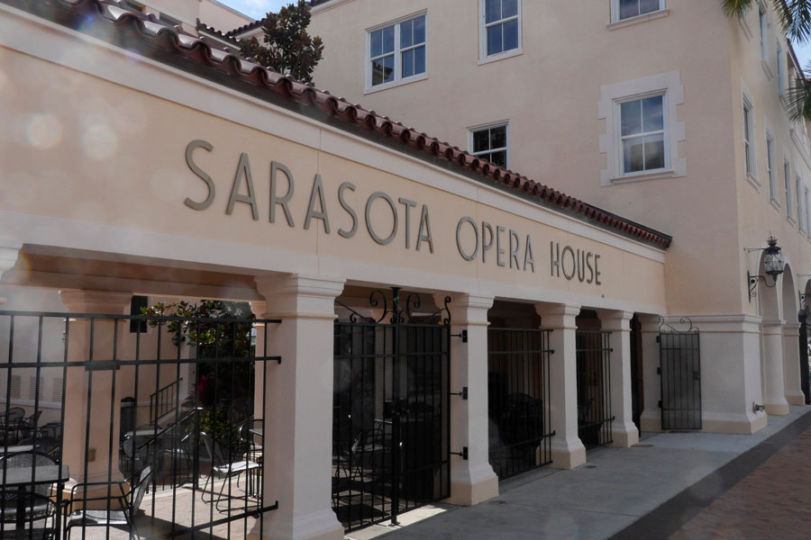 Sarasota Opera House is an historic theatre, now an opera house, located at 61 North Pineapple Avenue in Sarasota, Florida.