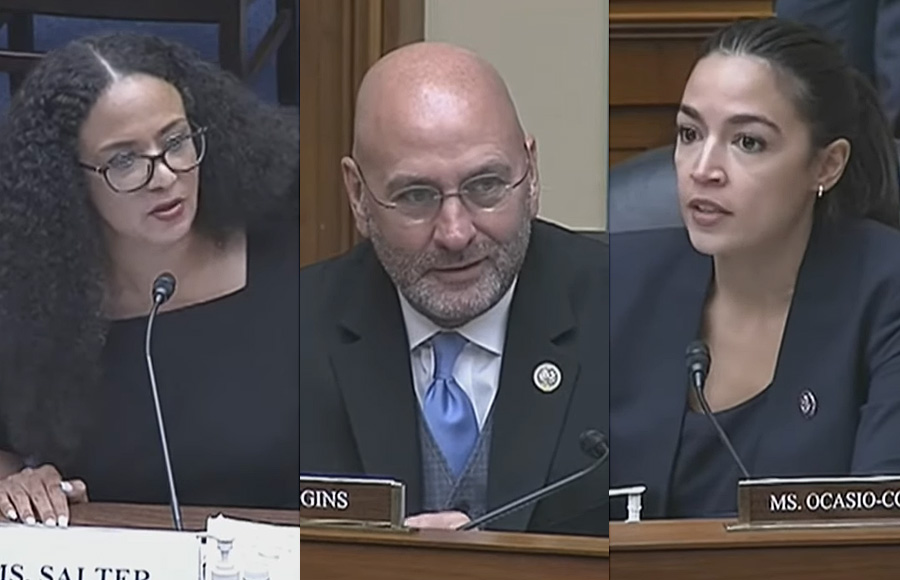 After Congressman Clay Higgins (R-LA) sparred with a climate activist over the impact of the oil and gas industry during a recent House Oversight Committee hearing, Rep. Ocasio-Cortez called out Higgins over the way he was speaking to a Congressional witness.