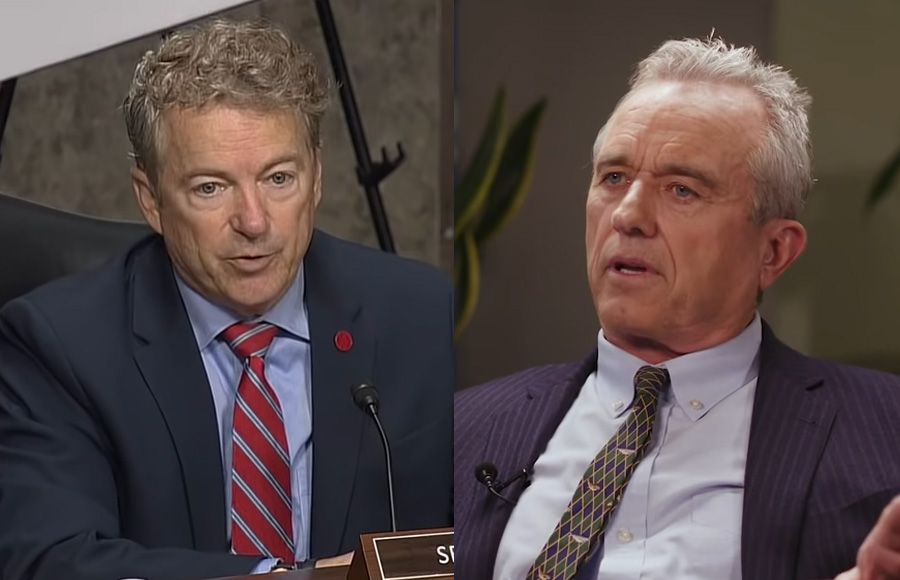 Senator Rand Paul (Republican - KY) and Robert F. Kennedy, Jr. (Democrat) are front and center on seeking and speaking truth about the COVID-19 pandemic and revealing the lying lips of twofaced Fauci. 
