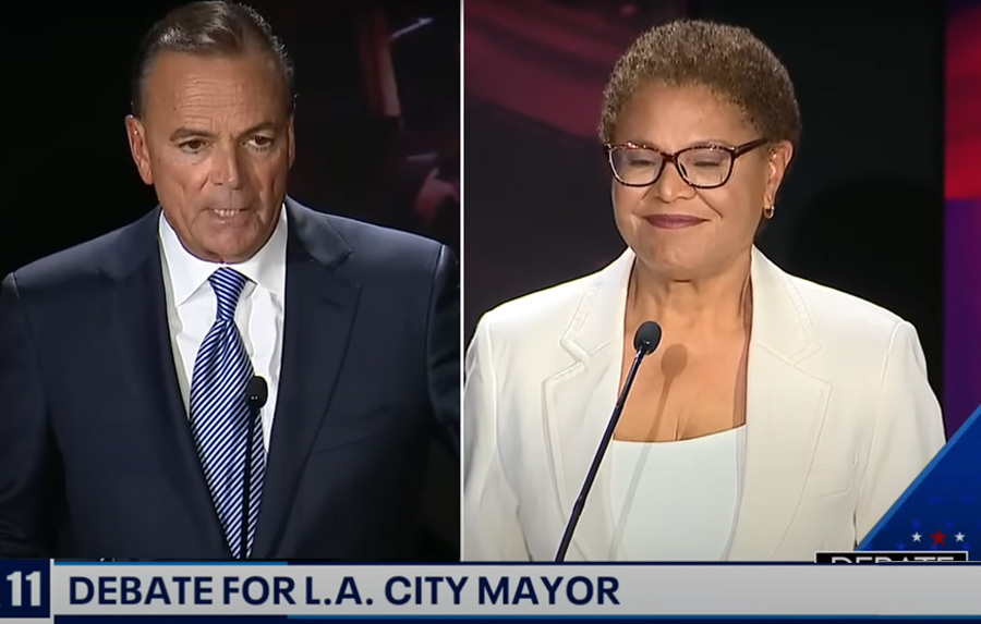 Not surprisingly, both mayoral candidates Bass and Caruso have come out sharply in opposition to the scandalous exchange of speech having been made public from the recordings of Nury Martinez, Ron Herrera, Kevin DeLeon, and Gil Cedillo. 