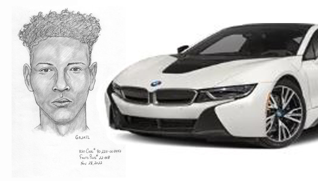 BSO RELEASES SKETCH OF SUBJECT IN HIGHWAY SHOOTING