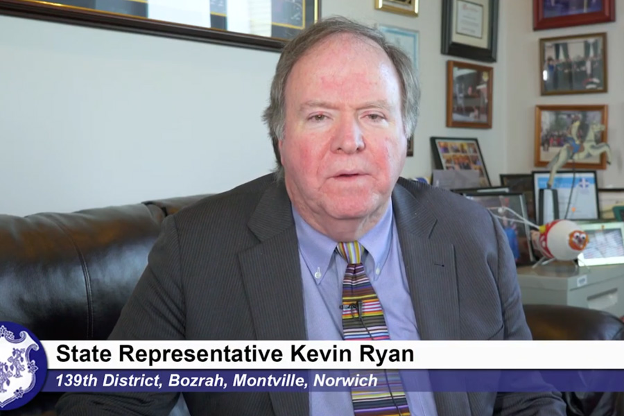 State Rep. Kevin Ryan introduced House Bill 5480 claiming that the bill is something the residents in his district have been asking for.  Image credit: CT House Democrats / YouTube.