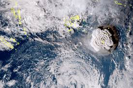 Tonga Eruption Sparks Tsunami: See the Waves Crash Onto U.S. Shores!